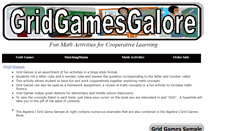 Desktop Screenshot of gridgamesgalore.com